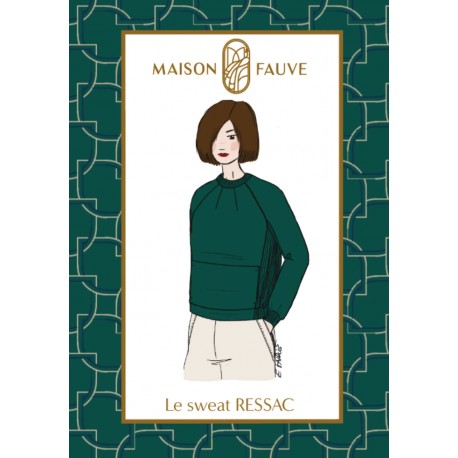 Sweat RESSAC patron de couture pochette - MAISON FAUVE